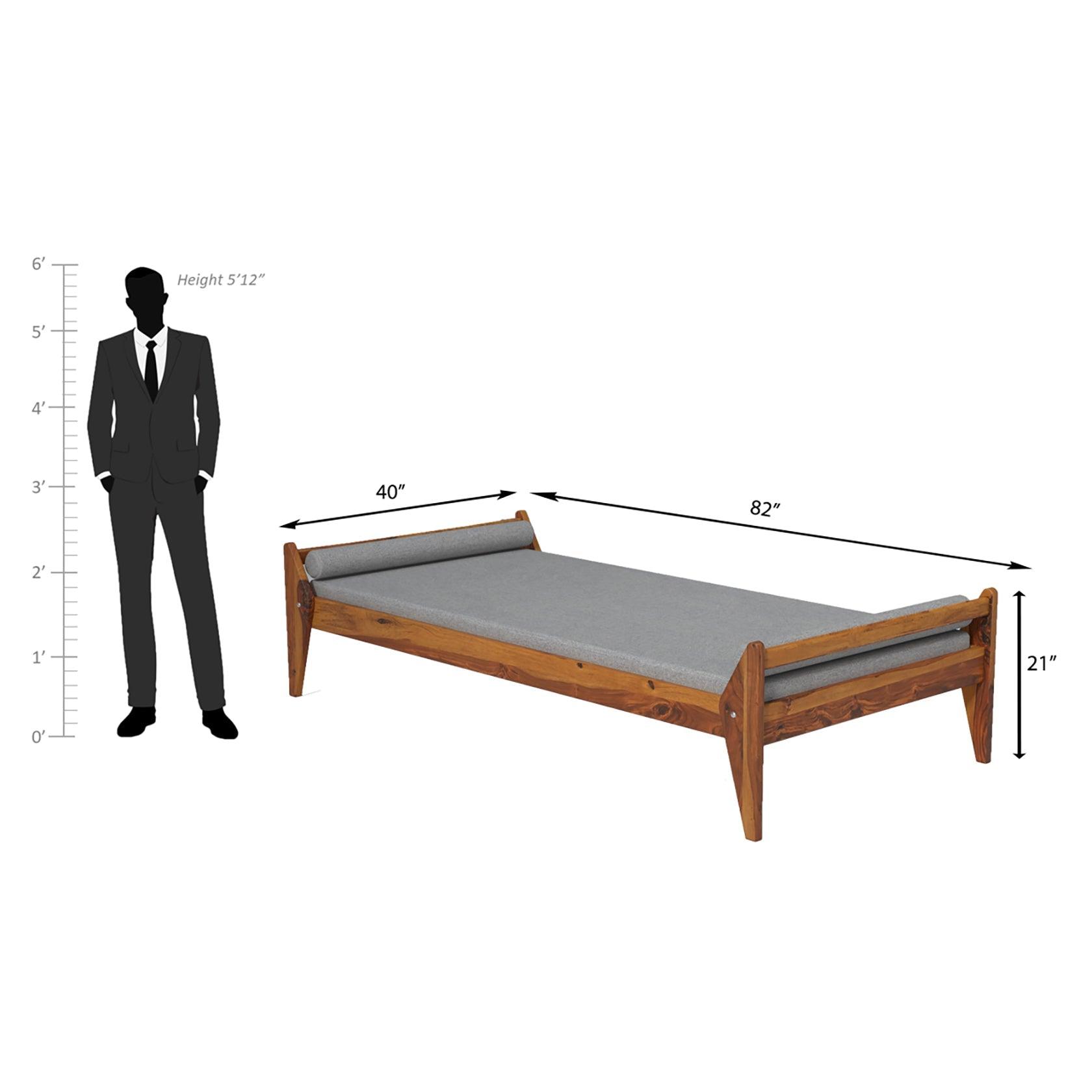 Somnia Sheesham Wood Foldable Day Bed