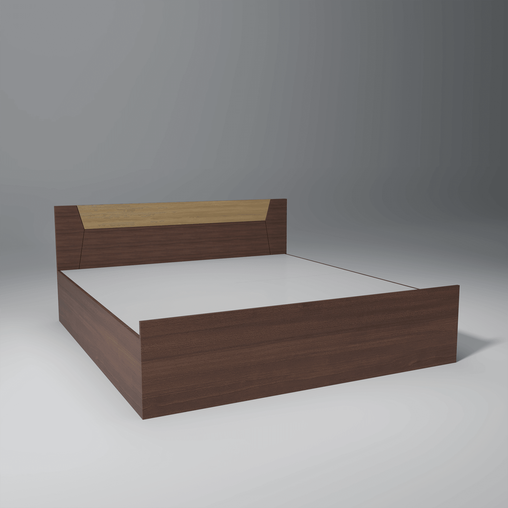 Slipan Engineered Wood Bed with Storage Bo