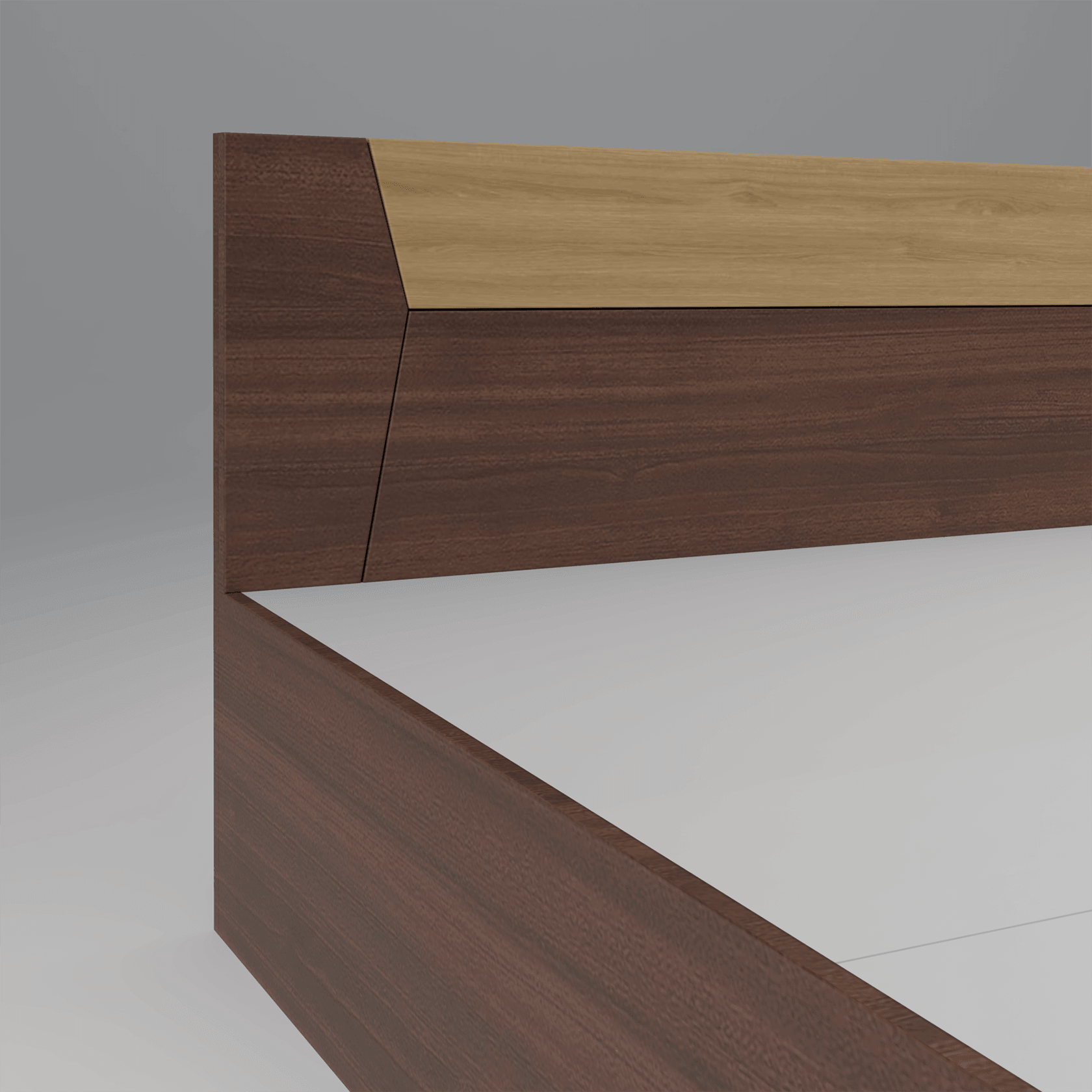 Slipan Engineered Wood Bed with Storage Bo