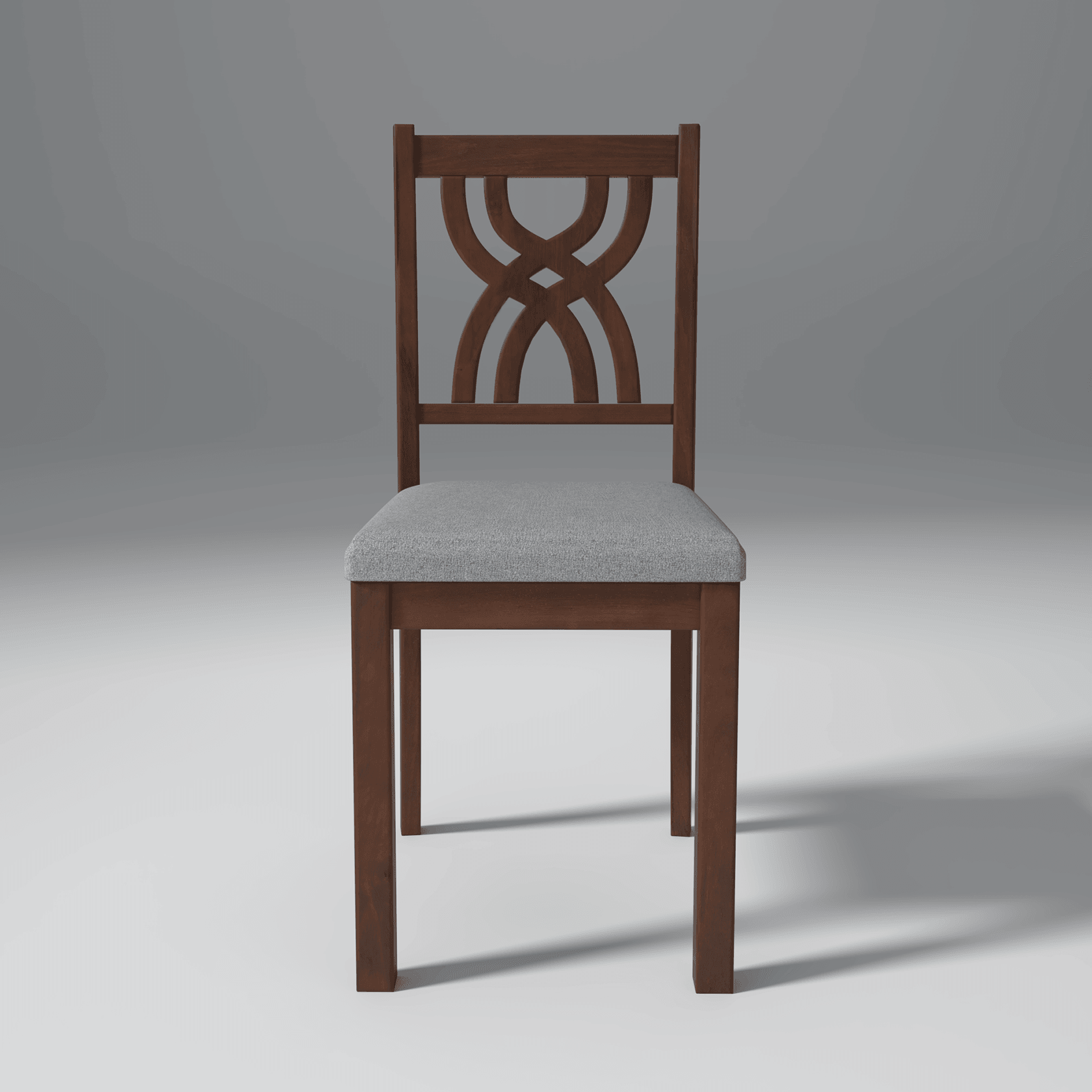 Oliver Mango Wood Chair In Walnut Finish