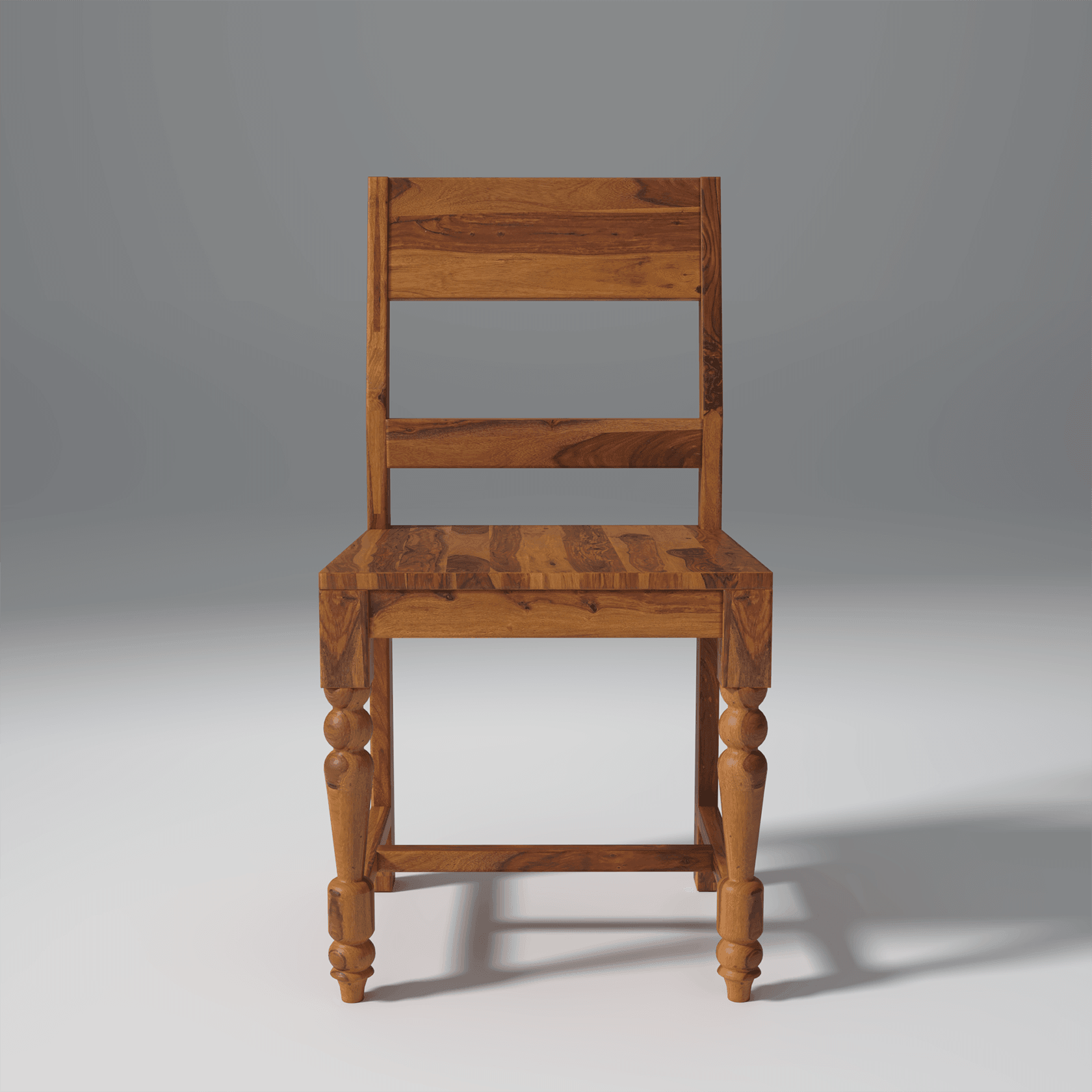 Keller Sheesham Wood Chair In Reddish Rosewood Finish