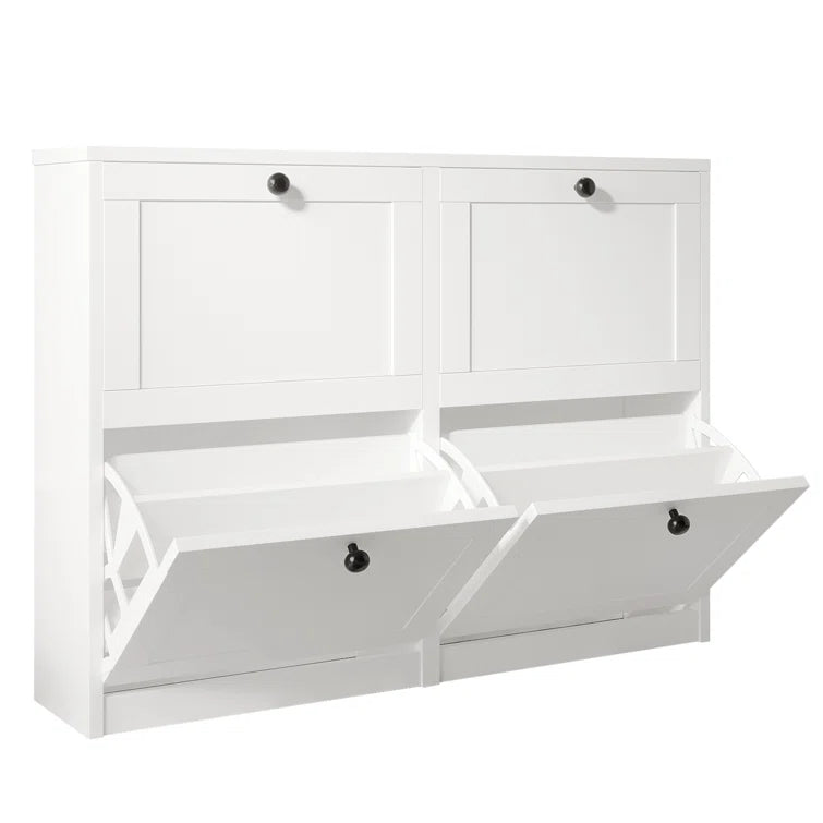 "Modern Shoe Storage Cabinet: Practical Organization for Your Entryway"