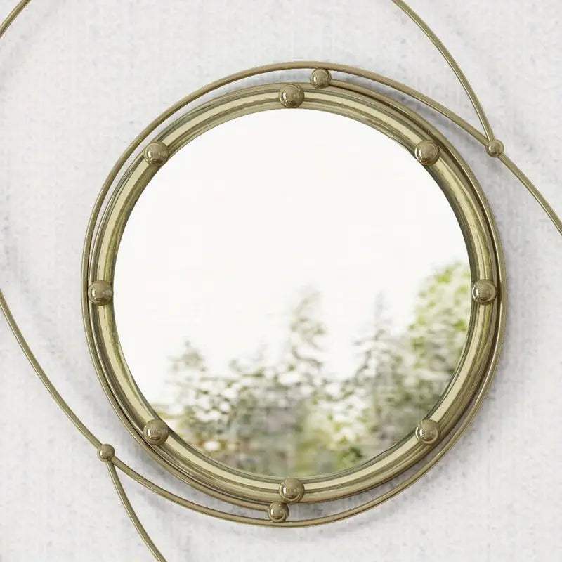 CRISS CROSS WALL MIRROR