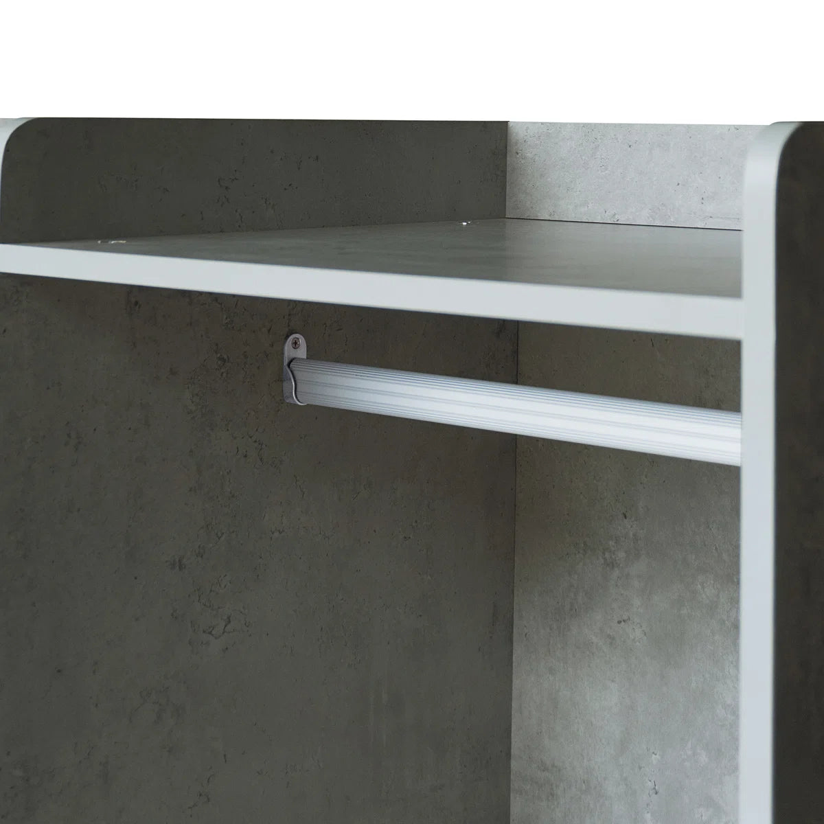 Open Wooden Wardrobe Storage