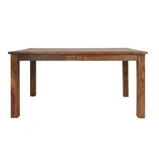 Sheesham Wood Four Seater Dining Table Set in Honey Finish - Ouch Cart 