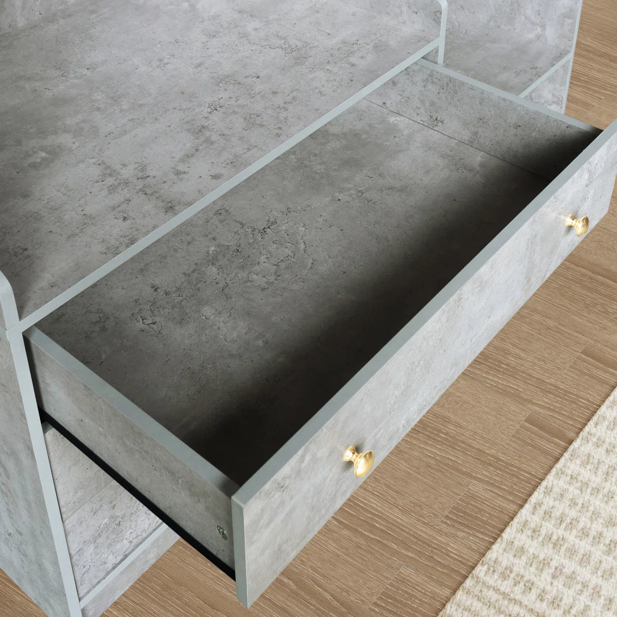 Open Wooden Wardrobe Storage