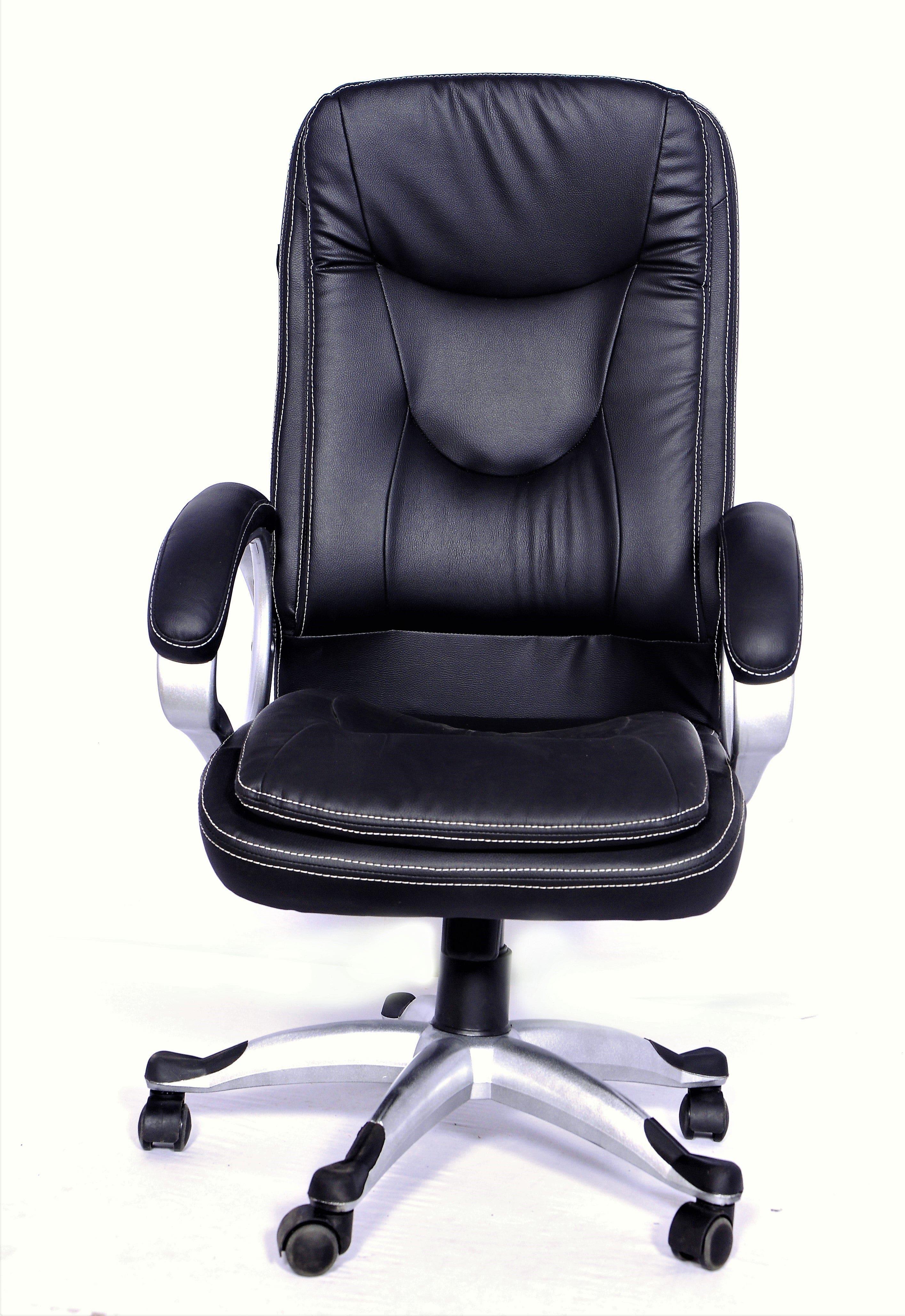 Adiko High Back Executive Chair In Black - Ouch Cart 