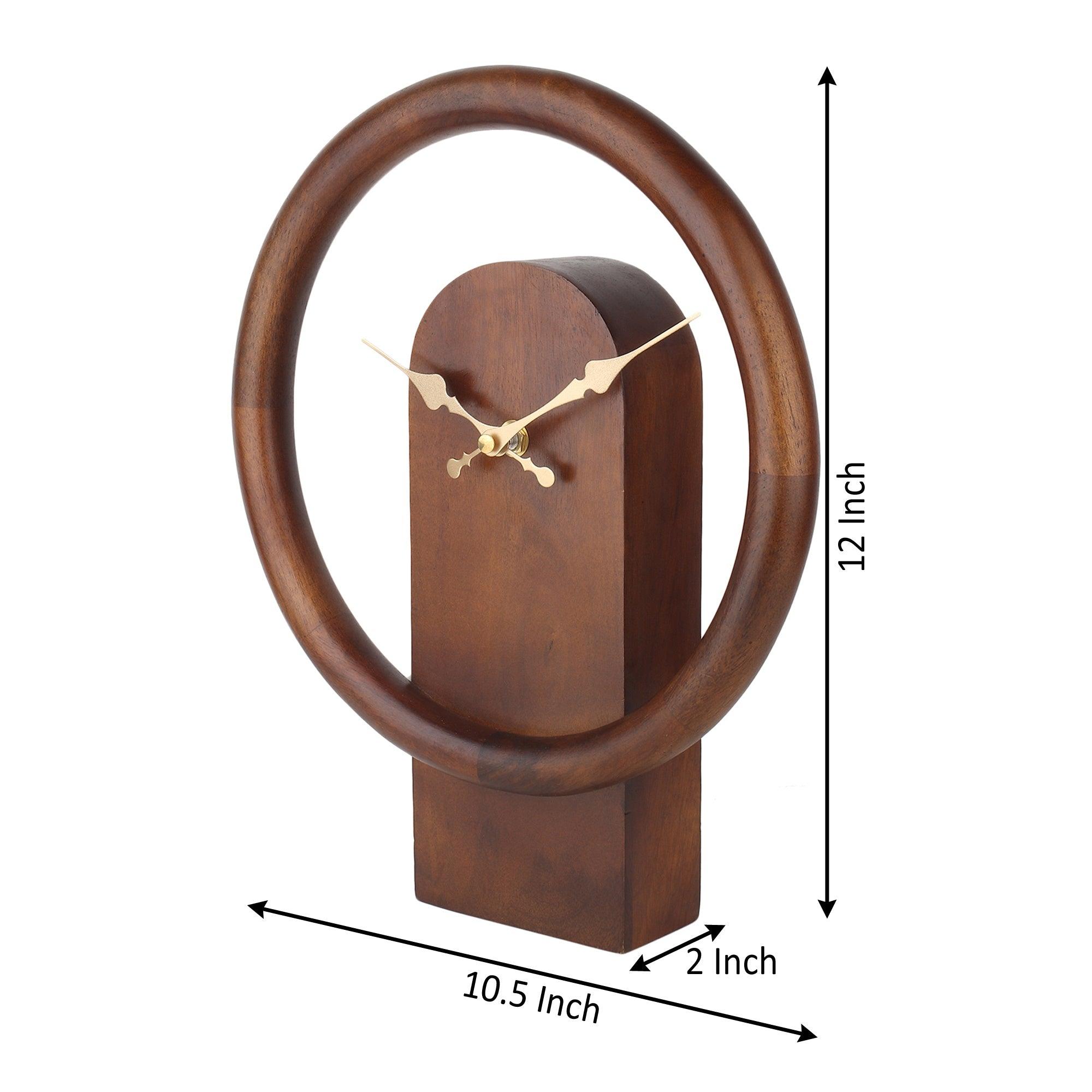 Dual Essence Clock in Brown - Ouch Cart 