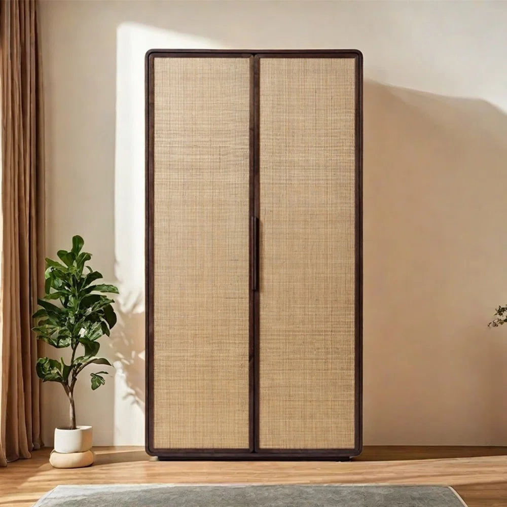 American style retro simple bedroom wardrobe