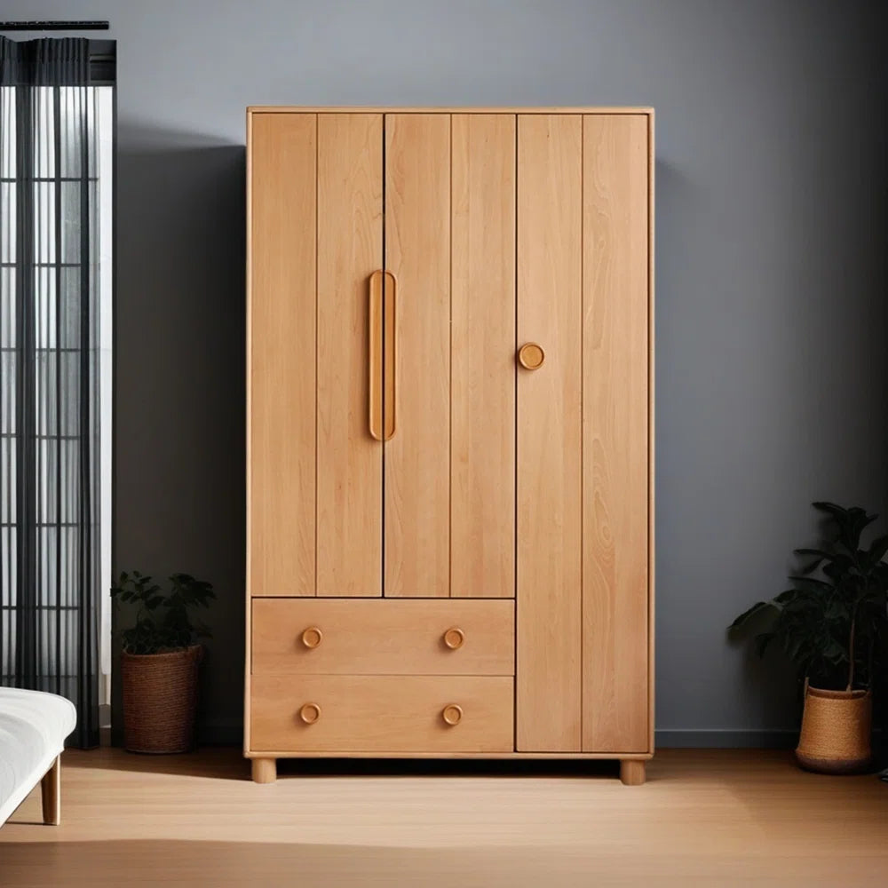 European style retro minimalist wardrobe