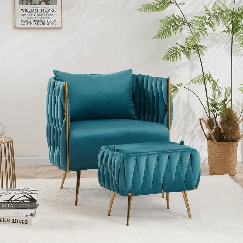 VEGAN ACCENT CHAIR - Ouch Cart 