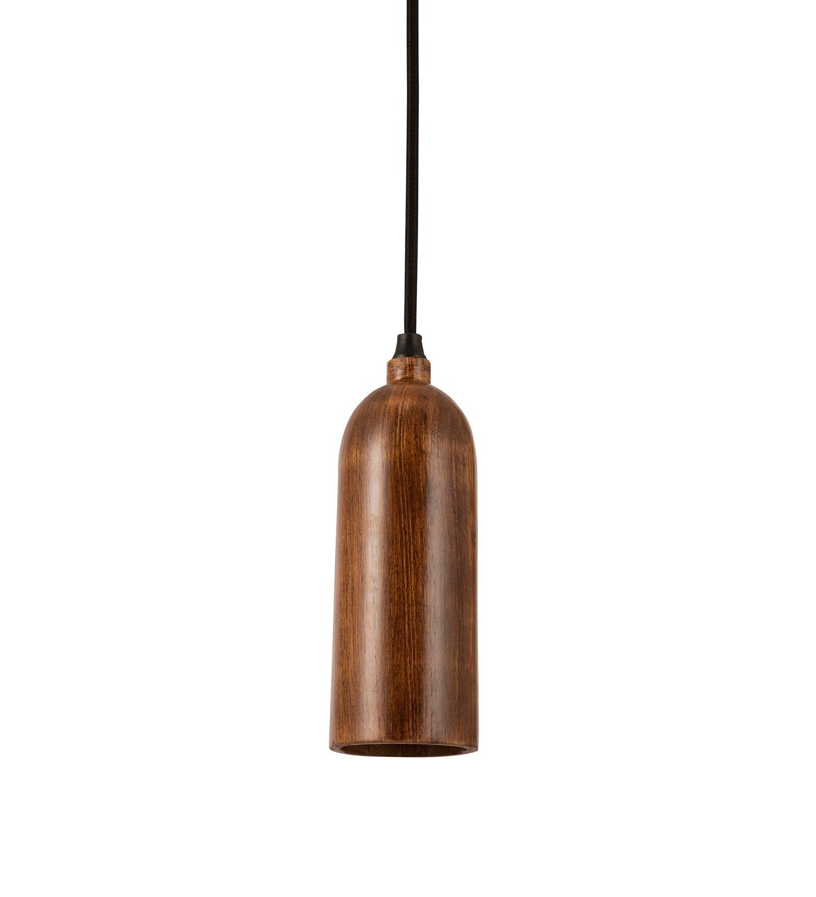 Cedar Teak Wood Pendant Light - Ouch Cart 