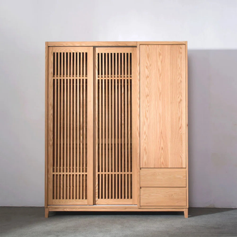 Creative Solid Wood Wardrobe