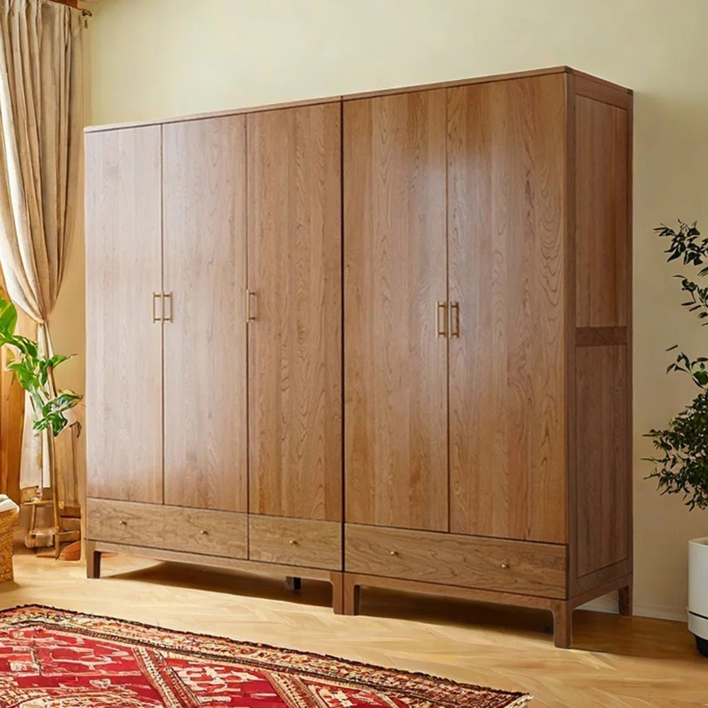European style light luxury retro wardrobe