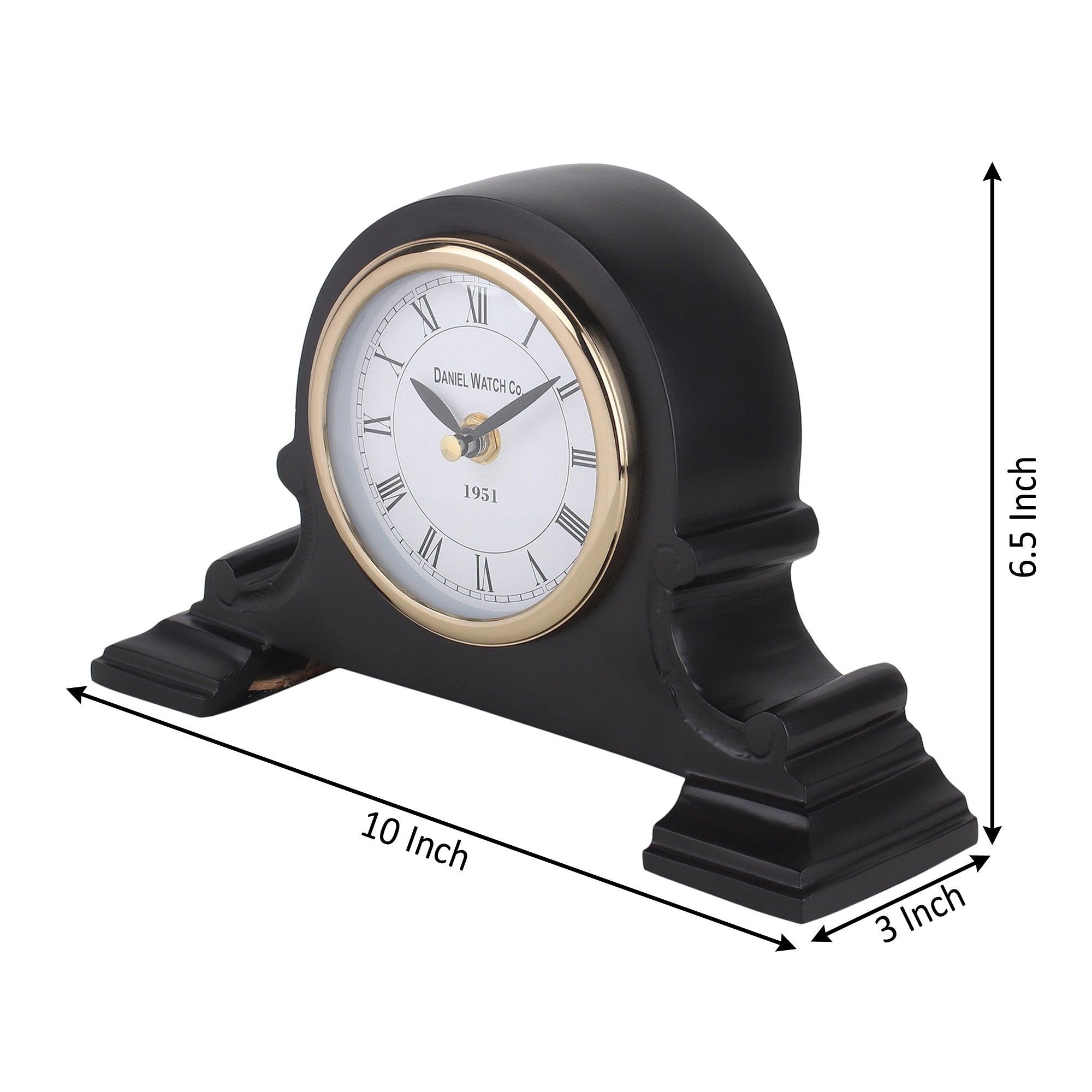 Arcadian Arc Table Clock in Gold - Ouch Cart 