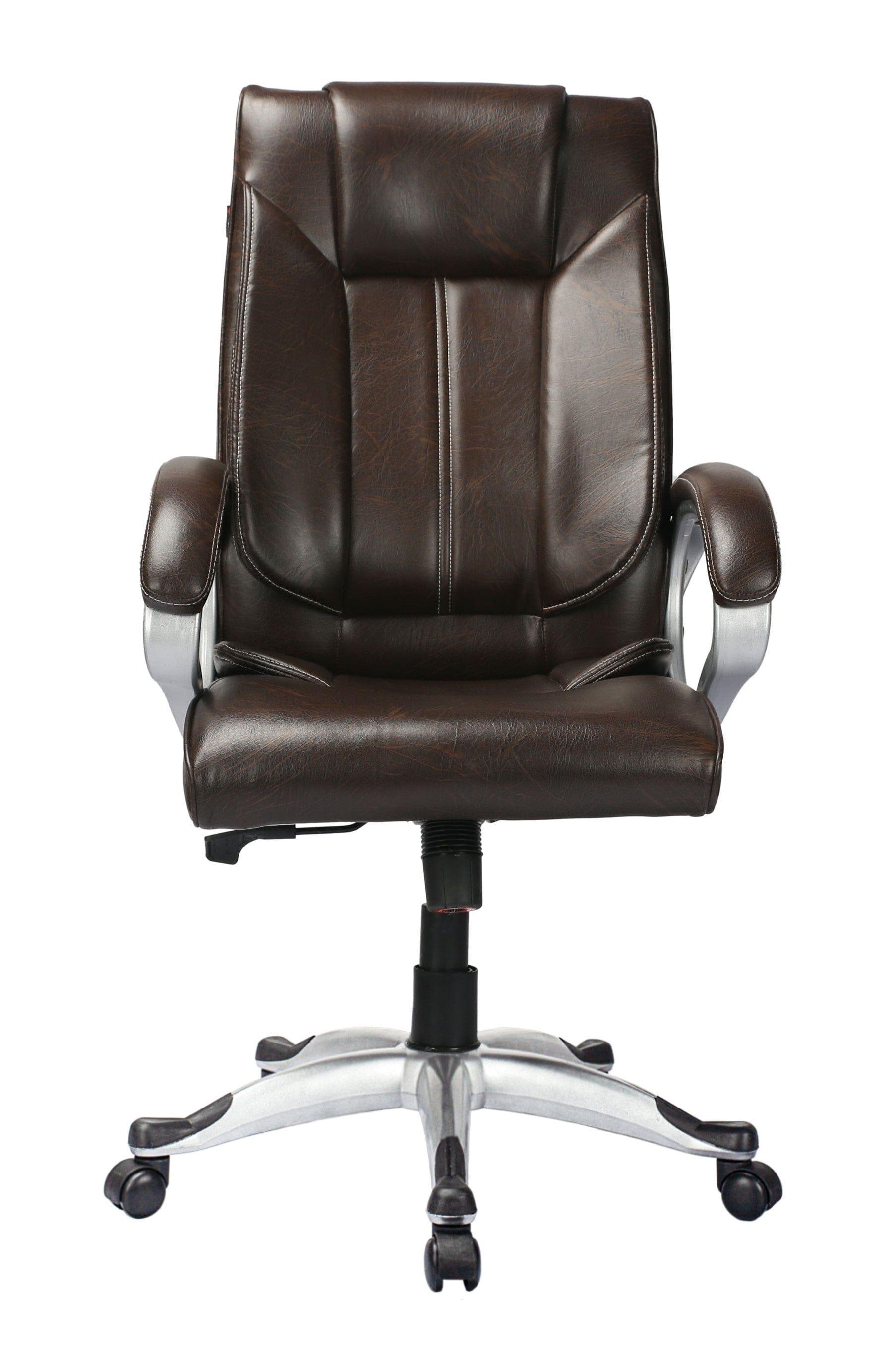 Adiko High Back Executive Chair in Brown