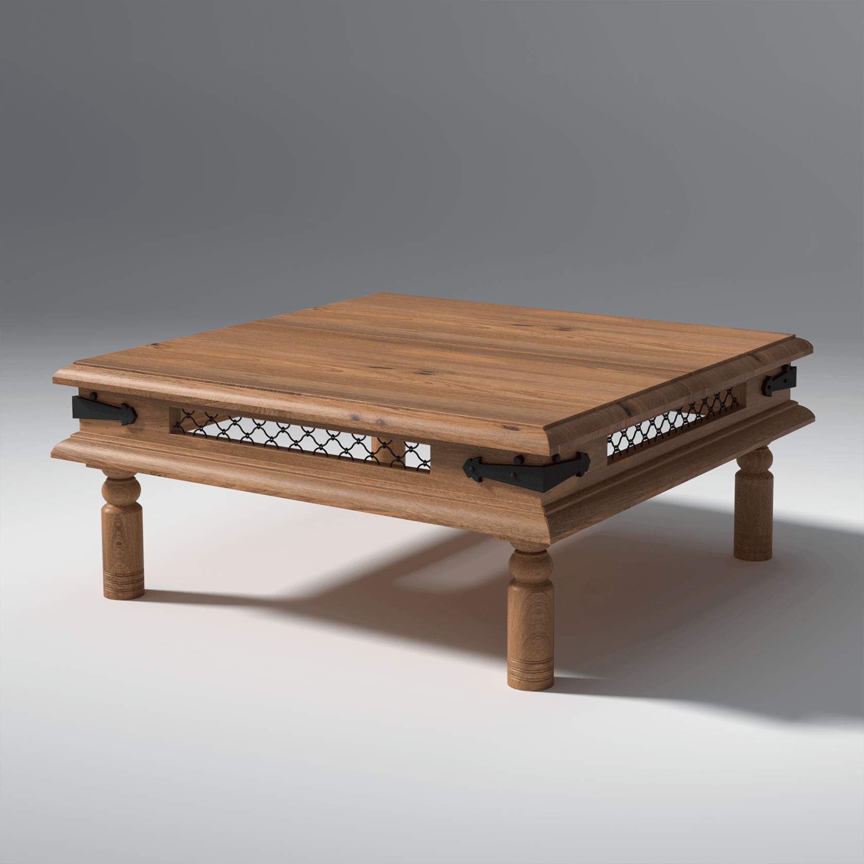 Roastroot Sheesham Wood Coffee Table In Light honey