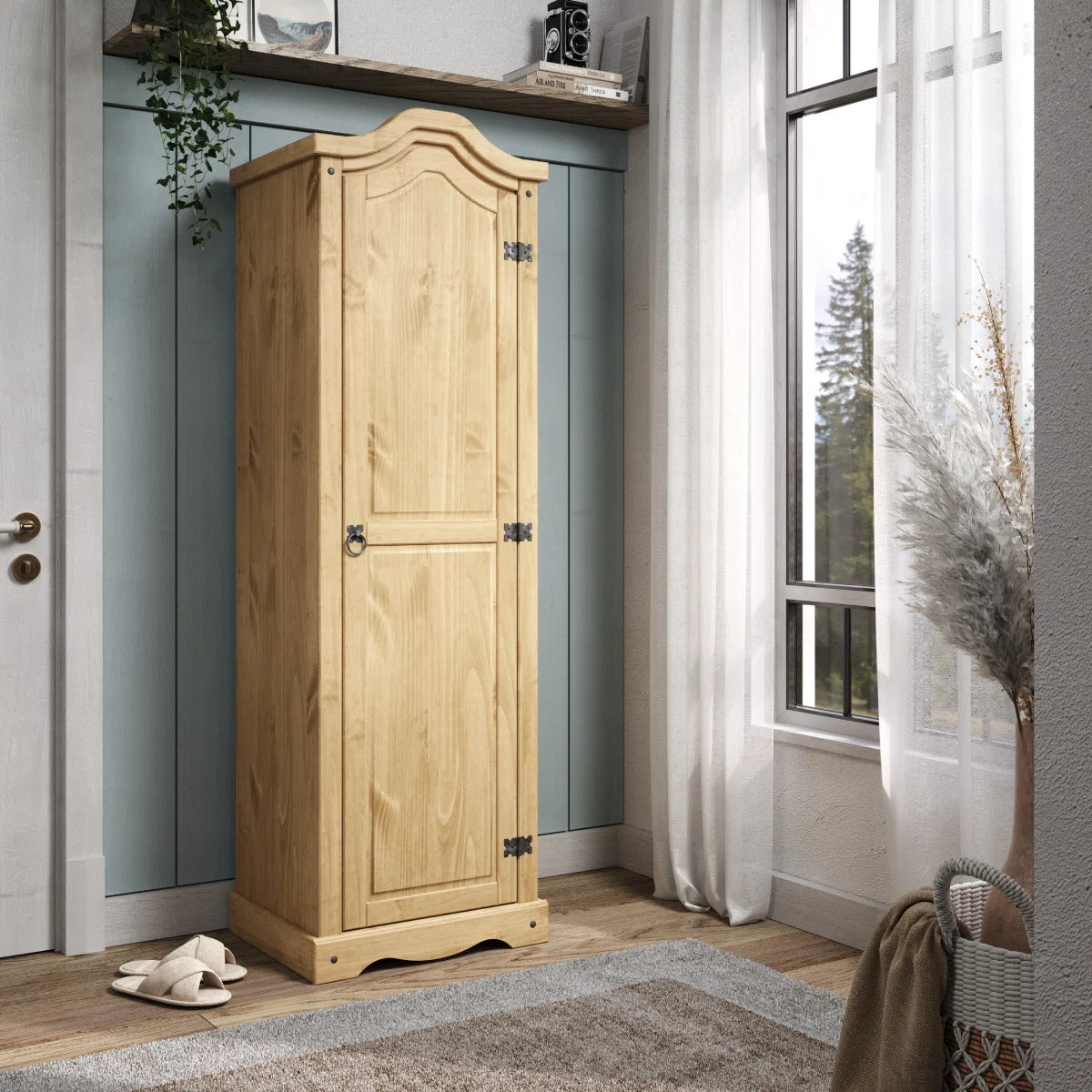 Brannick Solid Wood Armoire