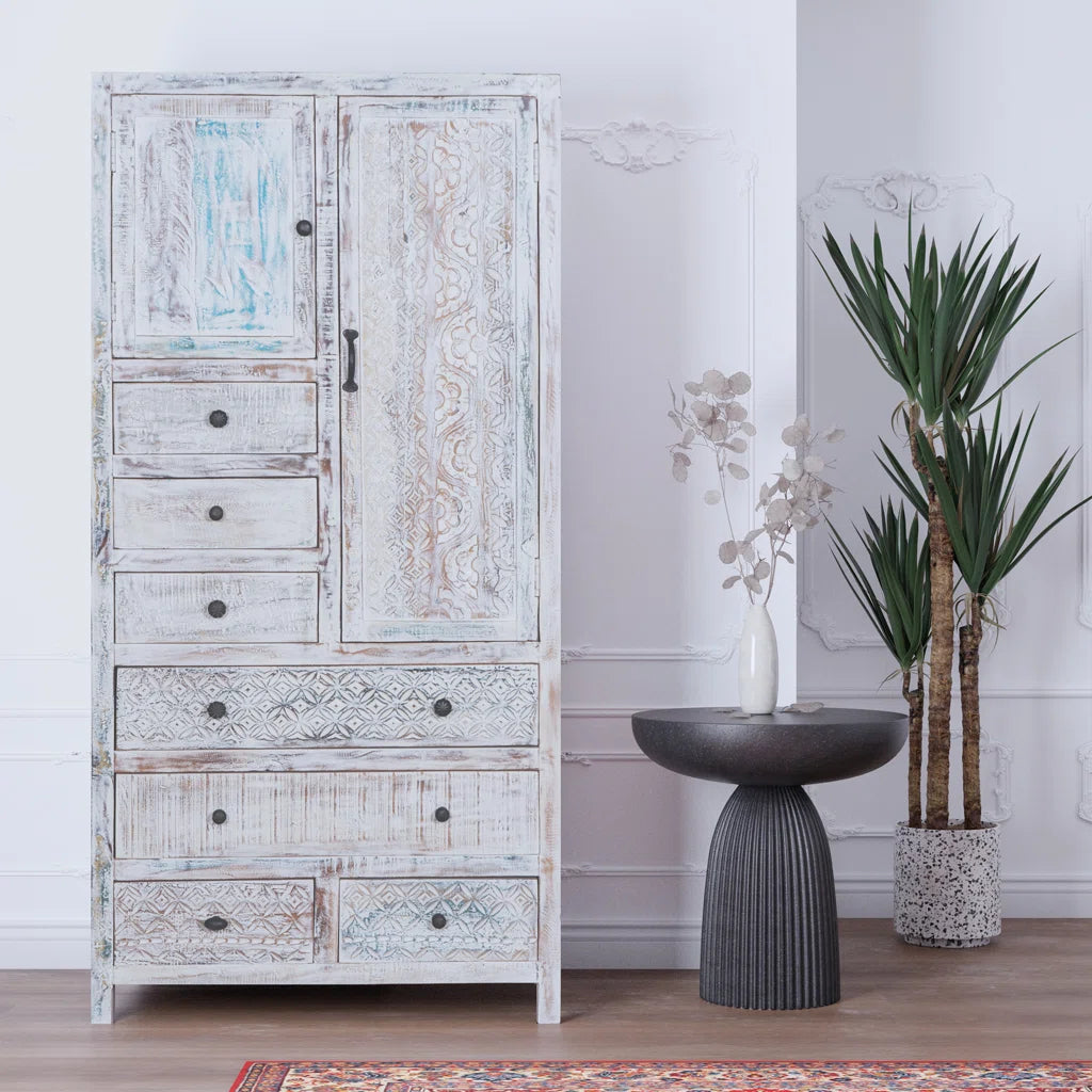 Eilidhi Solid Wood Armoire