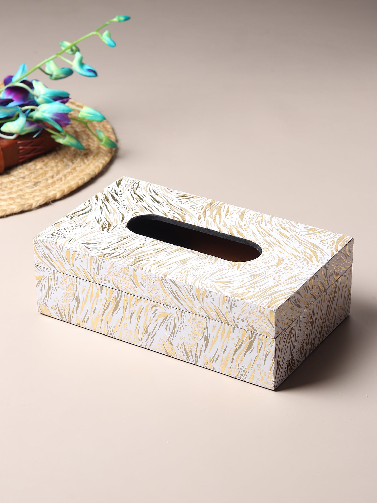 Zivra Gold Tissue Box