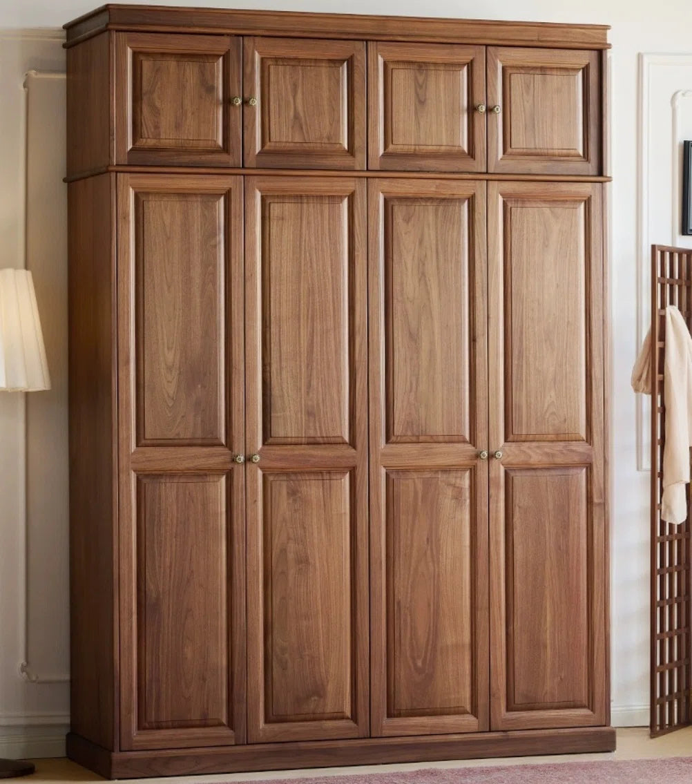 Vintage Solid Wood Wardrobe