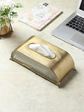Sleek Slant Square Crystal Tissue Holder