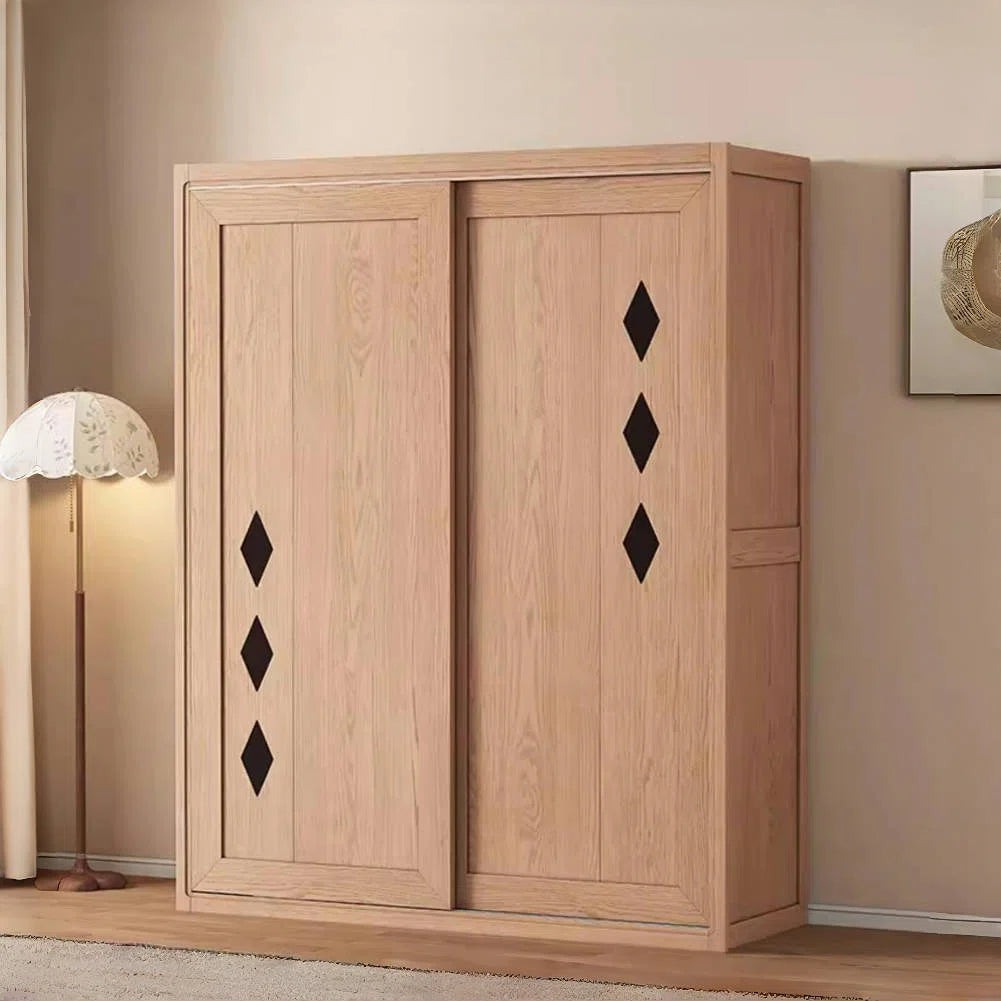 Simple and Classic Burlywood Wardrobe