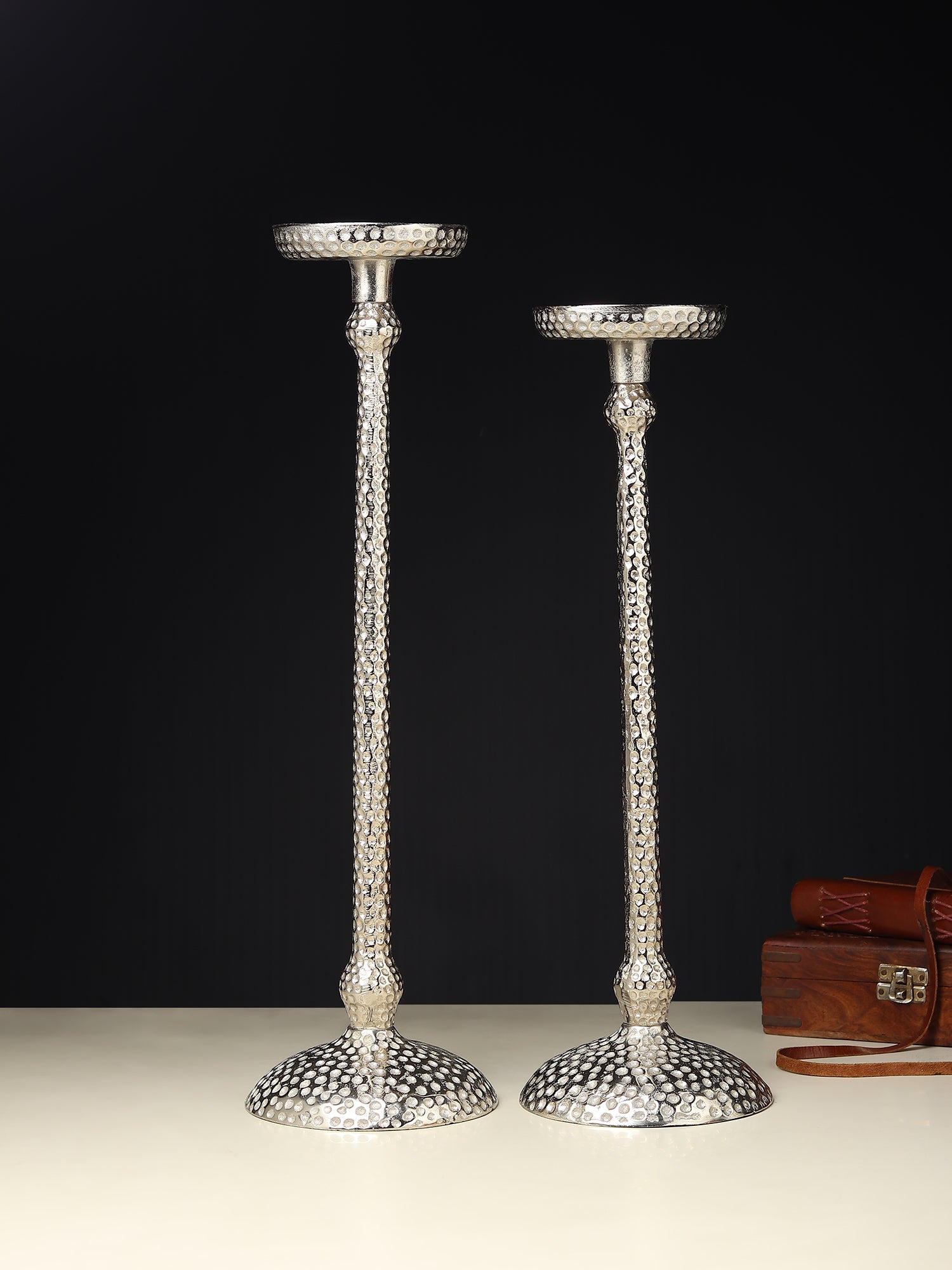 Harrington set of 2 candle holders