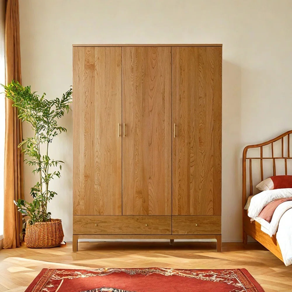 European style light luxury retro wardrobe