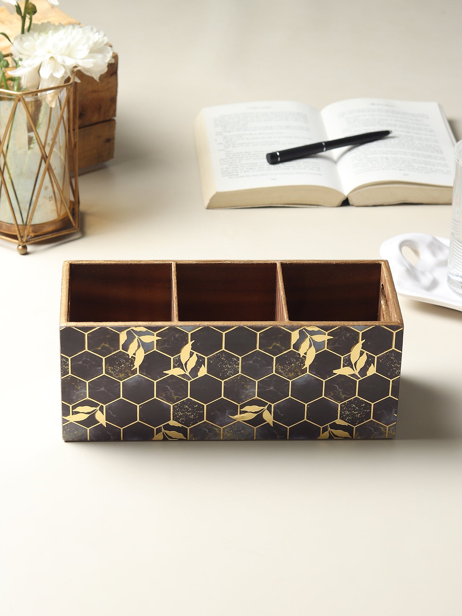 Gilded Hive Cutlery holder  - Ouchcart