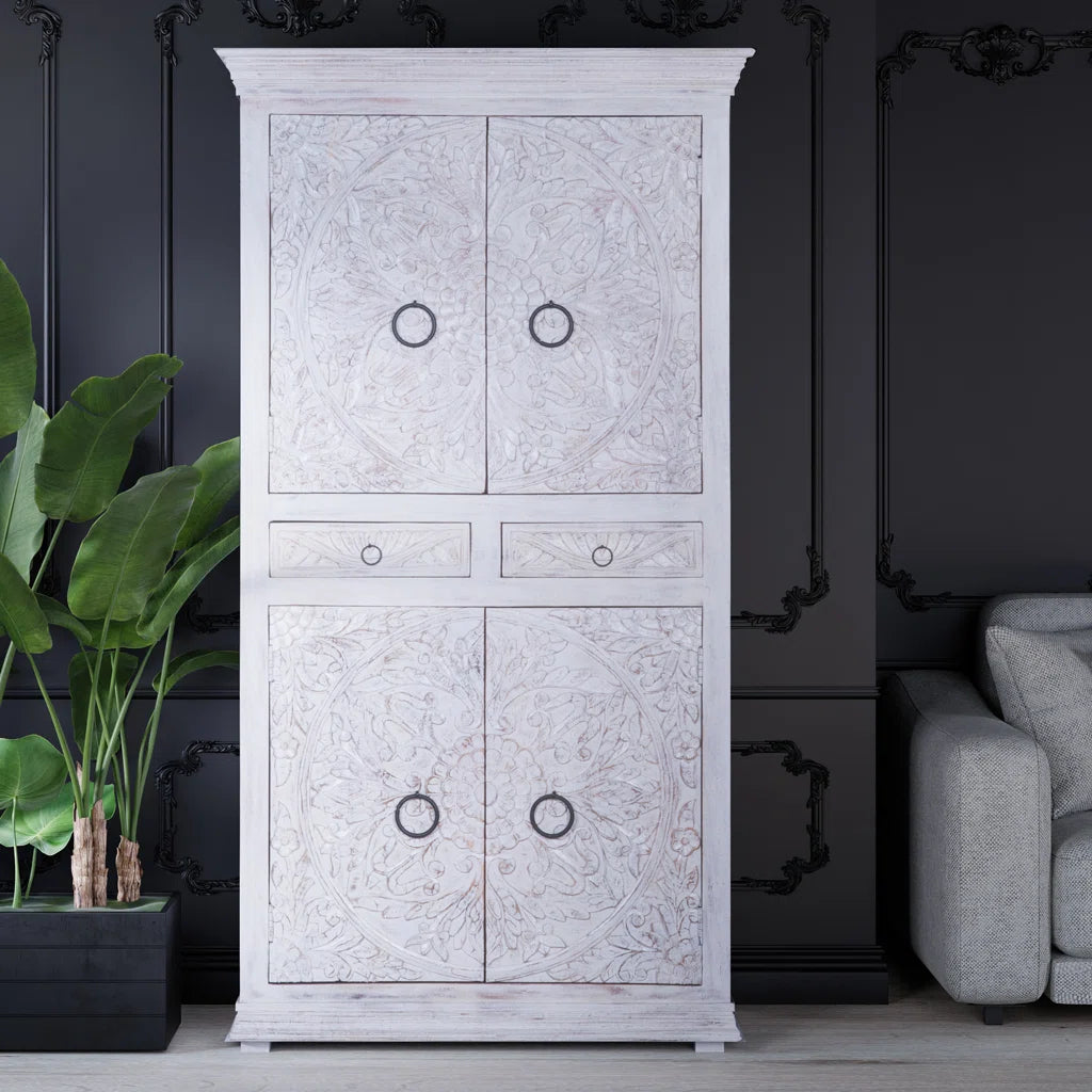 Lancey Solid Wood Armoire