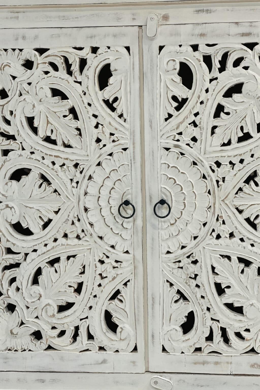 Joshua 2 Door Cabinets and Sideboard (White Finish)