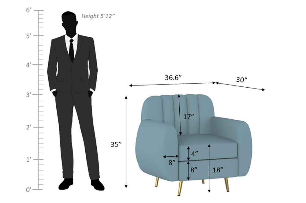 Hazy High Density Foam Sofa Set