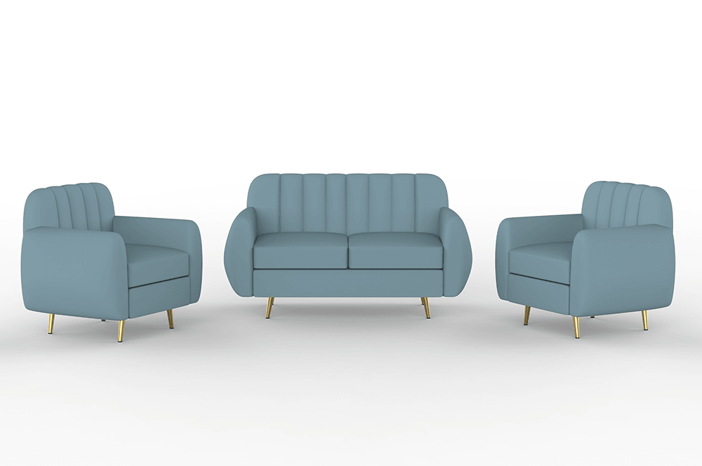 Hazy High Density Foam Sofa Set - Ouch Cart 