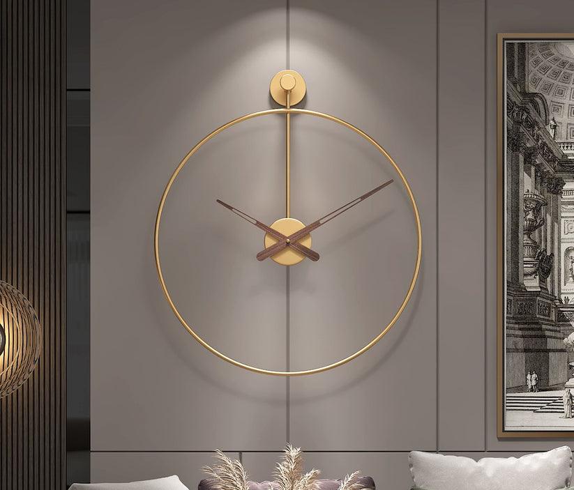 Smarty Golden Wall Clock Luxe - Ouch Cart 