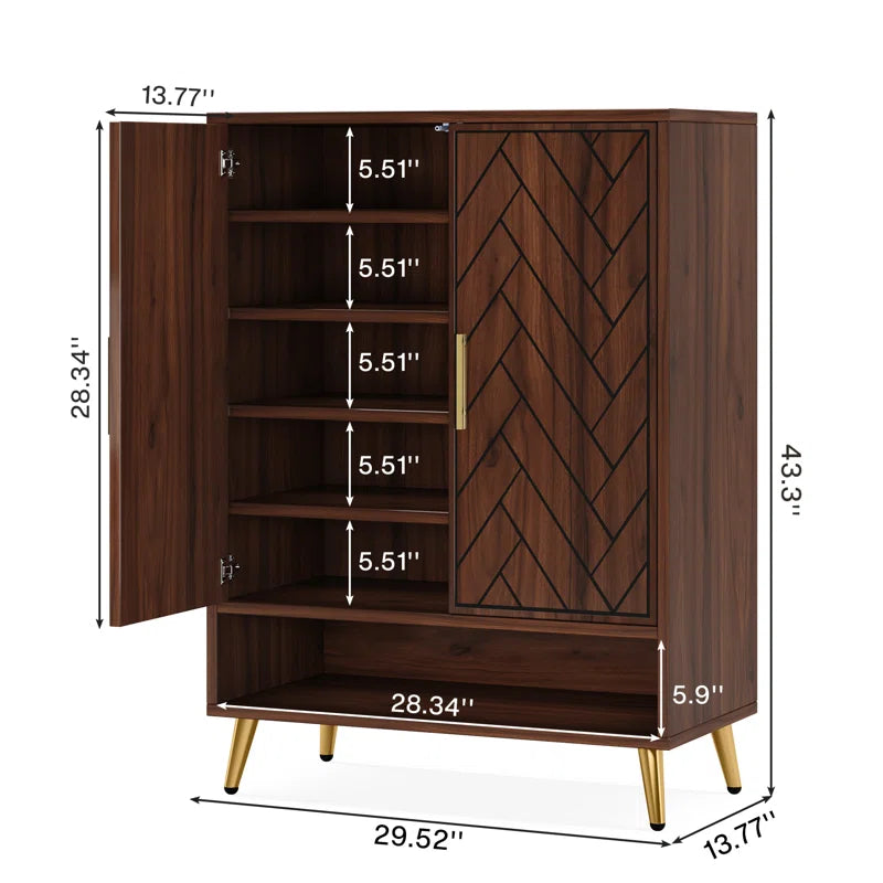 "Entryway Elegance: The Perfect Cabinet for Organization and Style"