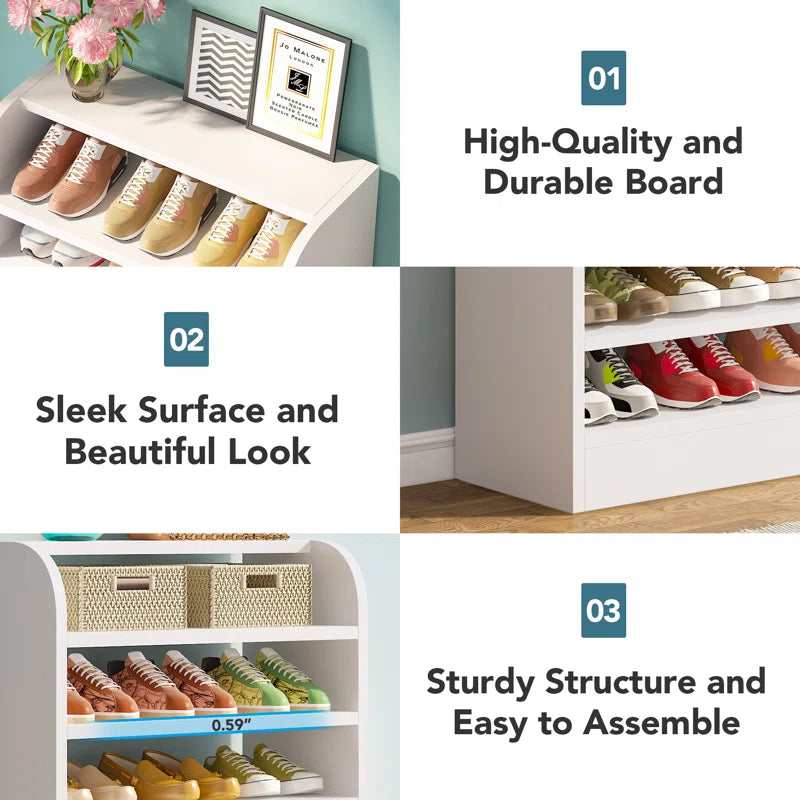 24 Pair Shoe Rack