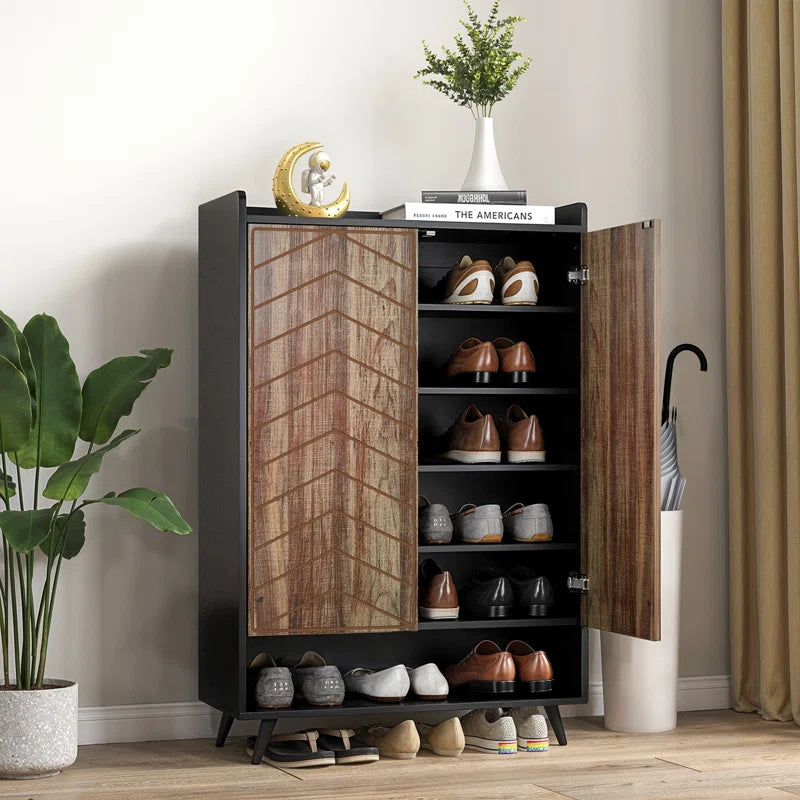 24 Pair Shoe Storage Cabinet