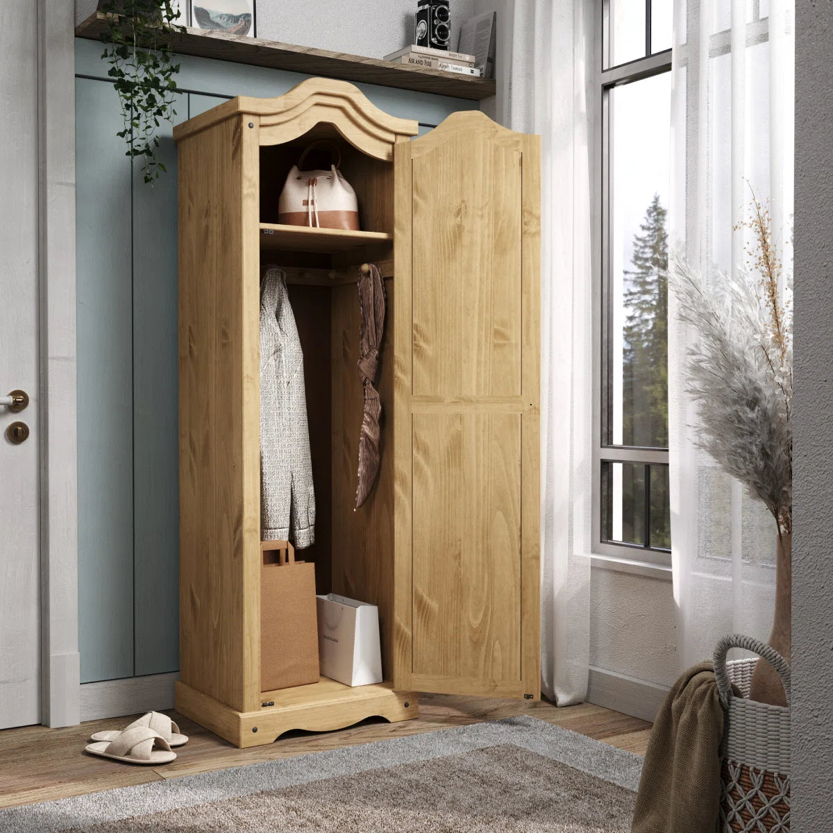 Brannick Solid Wood Armoire