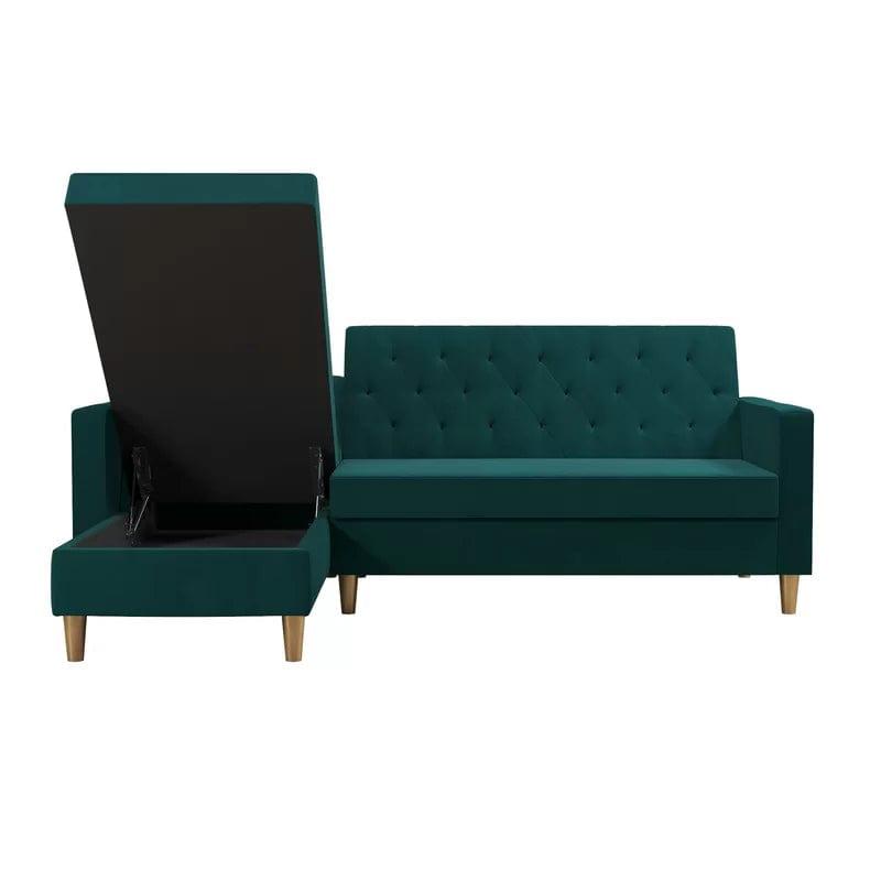 2 - Piece Corner L Shaped Sofa for Living Room - Ouch Cart 