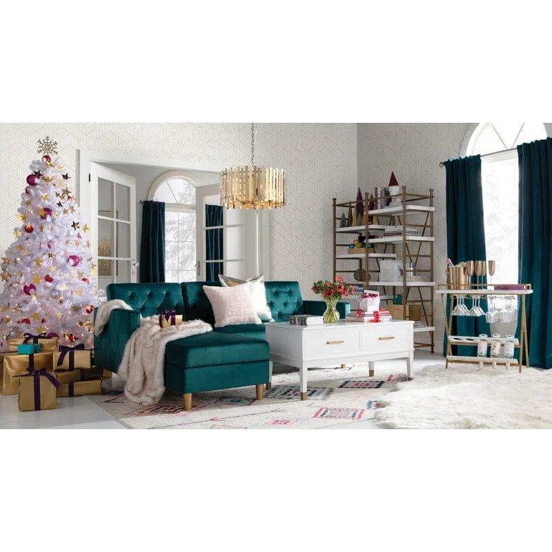 2 - Piece Corner Sofa Chaise - Ouch Cart 