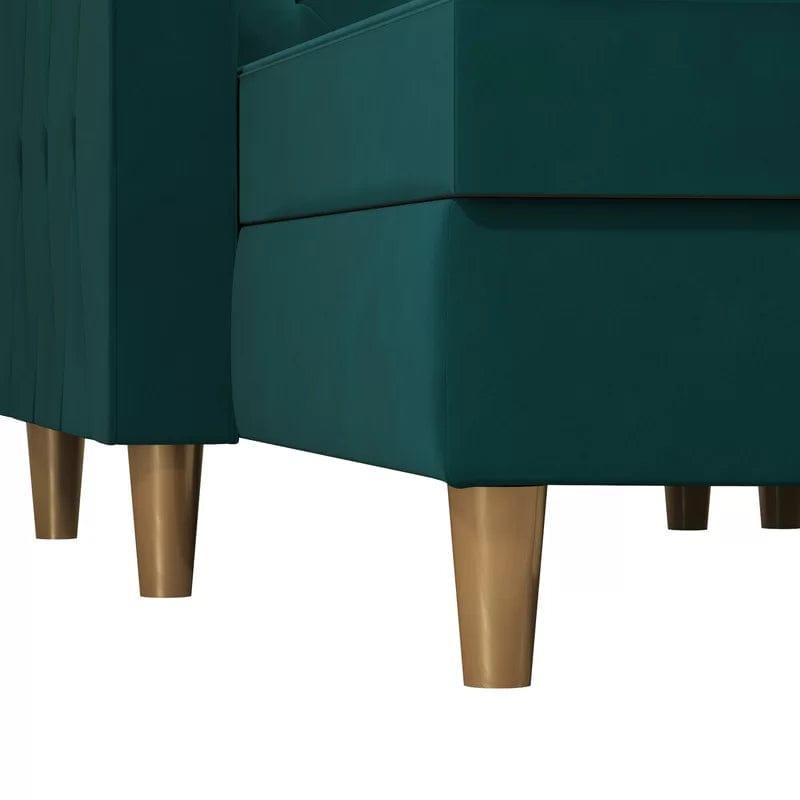 2 - Piece Corner L Shaped Sofa for Living Room - Ouch Cart 