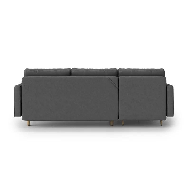 2 - Piece Upholstered Corner Sofa Chaise - Ouch Cart 