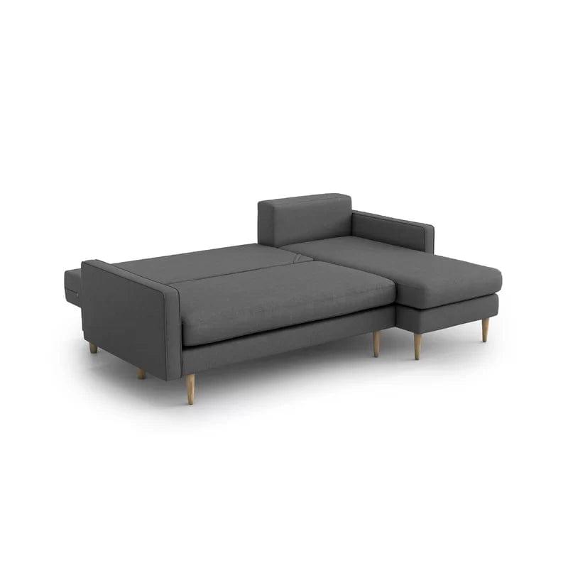 2 - Piece Upholstered Corner Sofa Chaise - Ouch Cart 