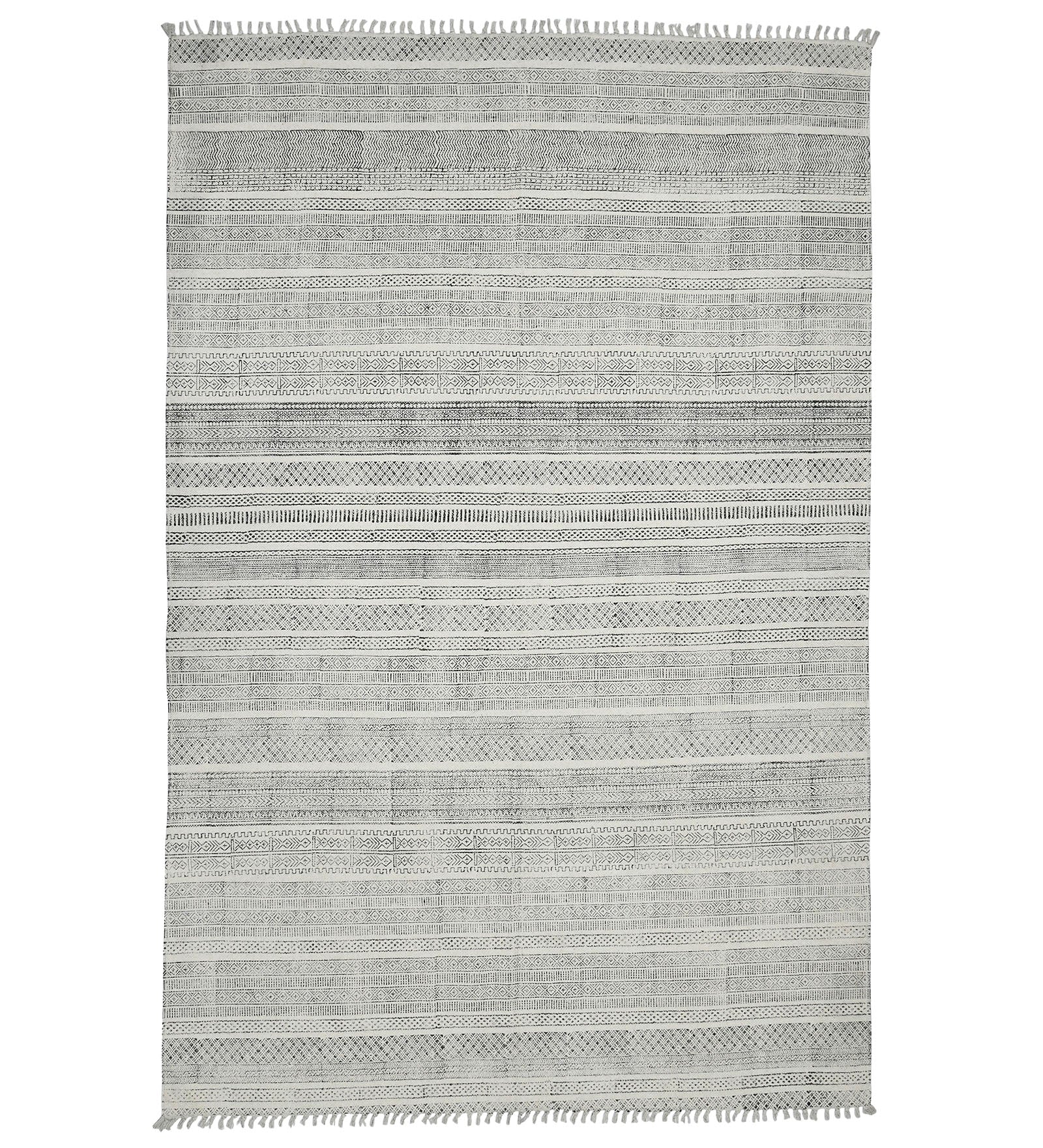 Dune Modern Pattern Hand Woven  Rectangle Anti-Skid Designer Carpet, Prayer Rug For Office Cabins, Small Living Spaces - 2'x3'