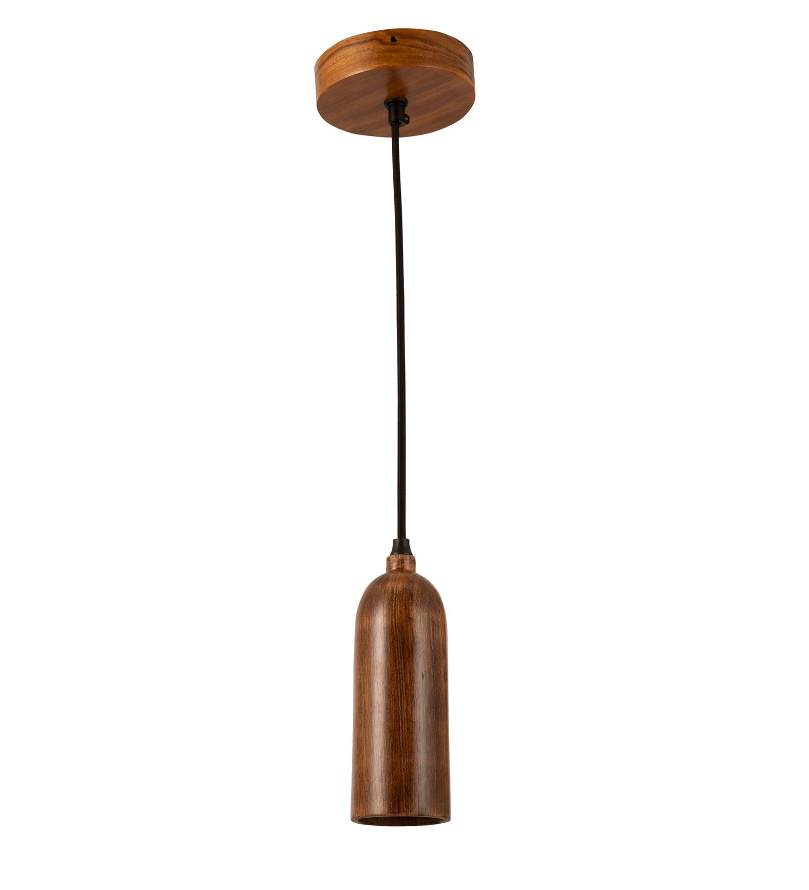 Cedar Teak Wood Pendant Light - Ouch Cart 