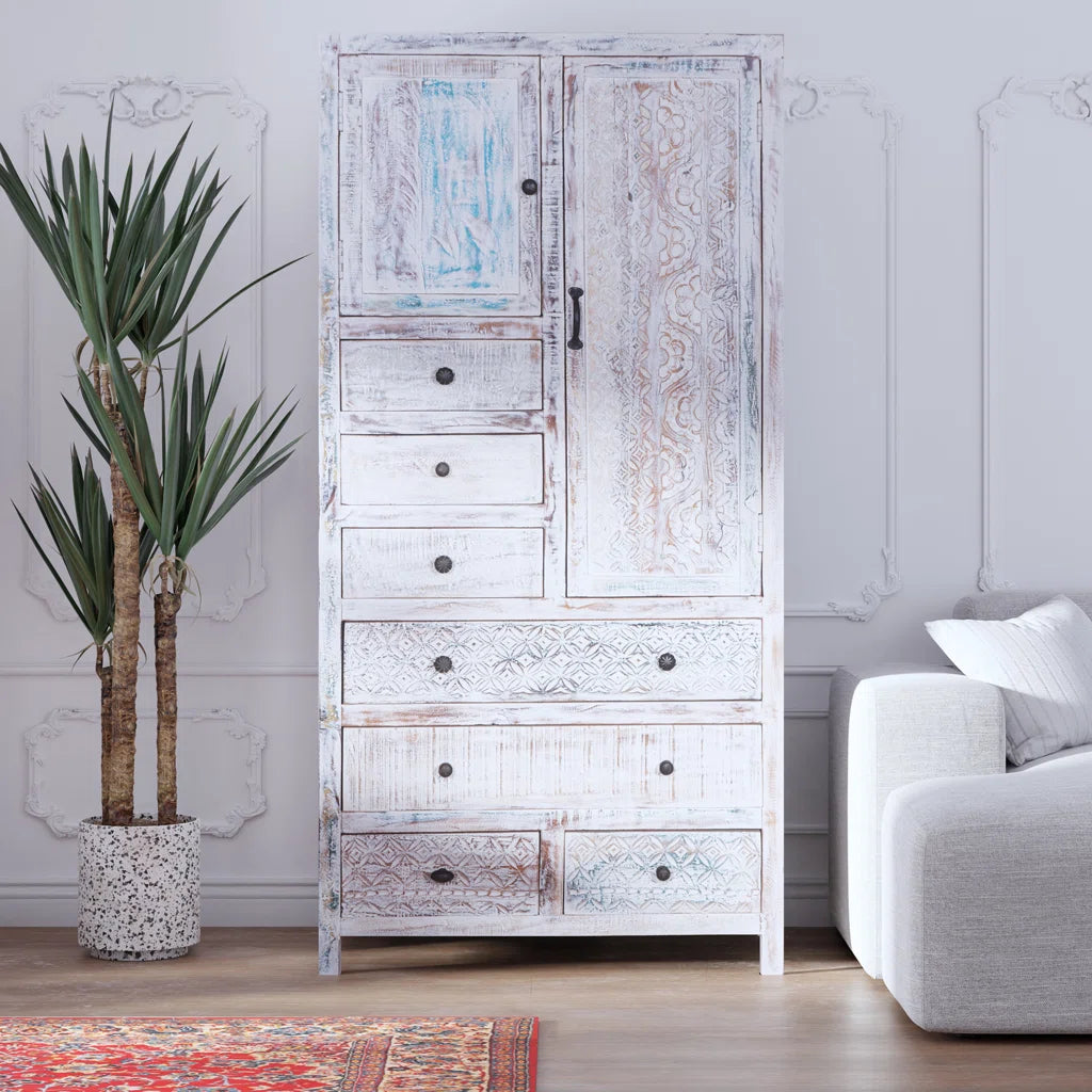 Eilidhi Solid Wood Armoire