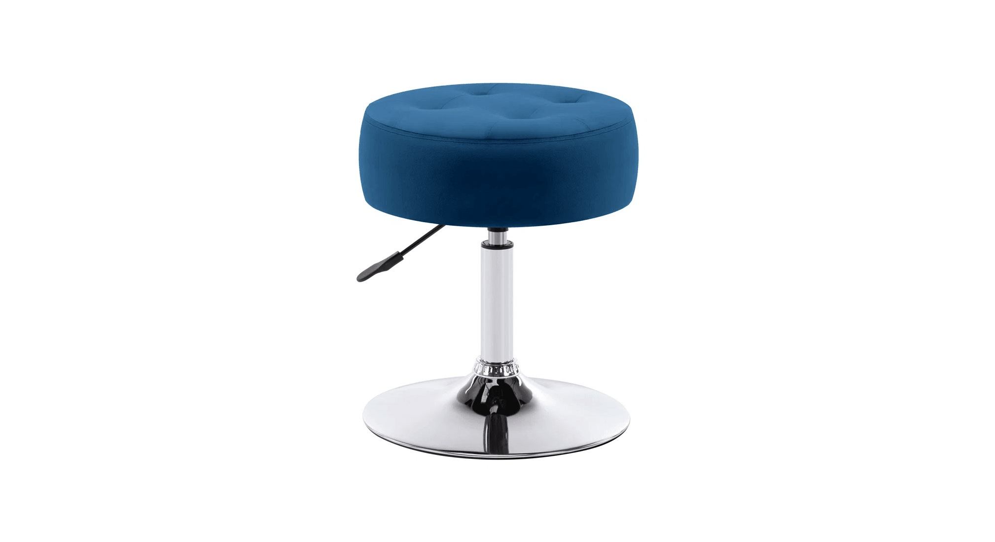 DERIA VANITY STOOL BLUE - Ouch Cart 