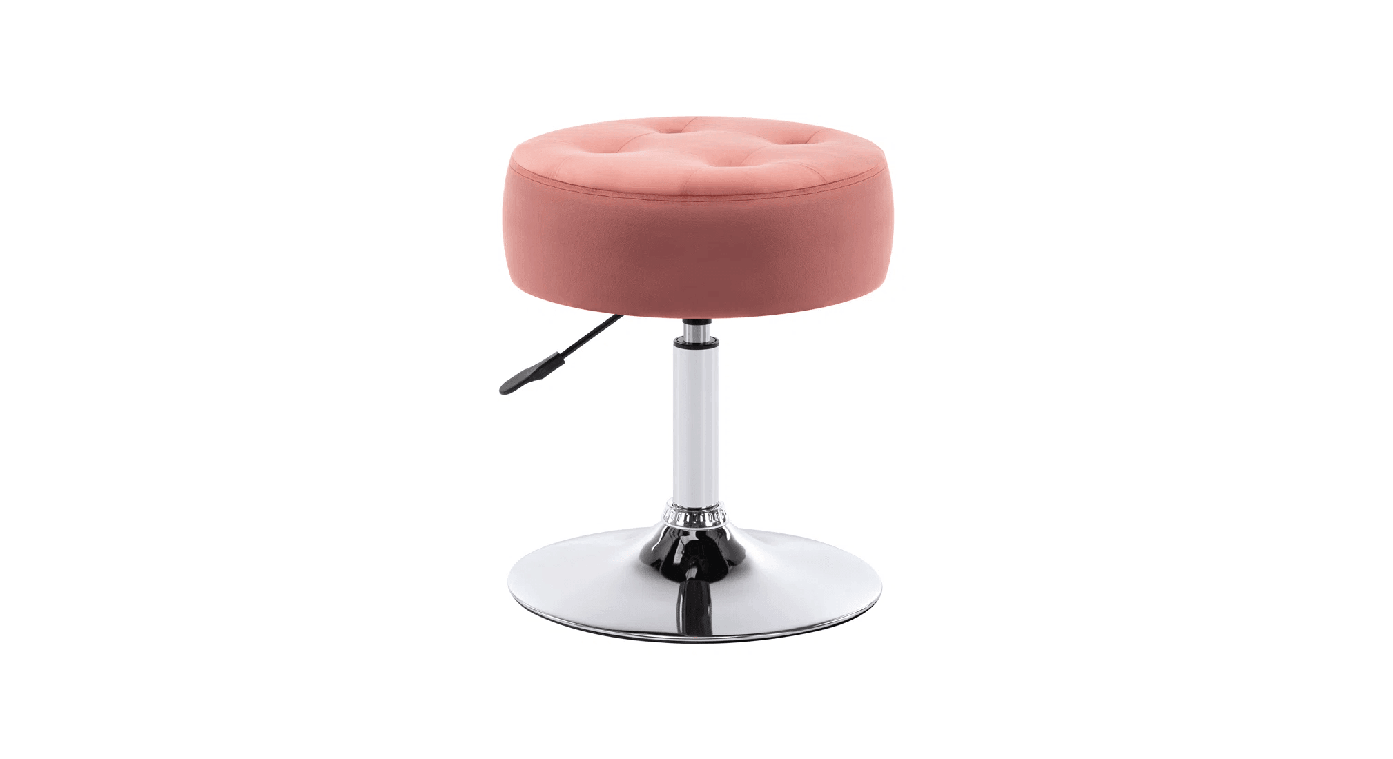 DERIA VANITY STOOL PINK - Ouch Cart 