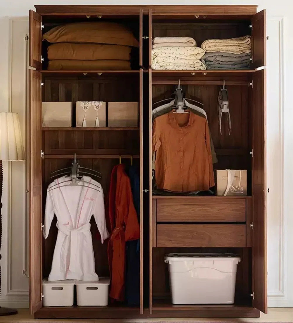 Vintage Solid Wood Wardrobe